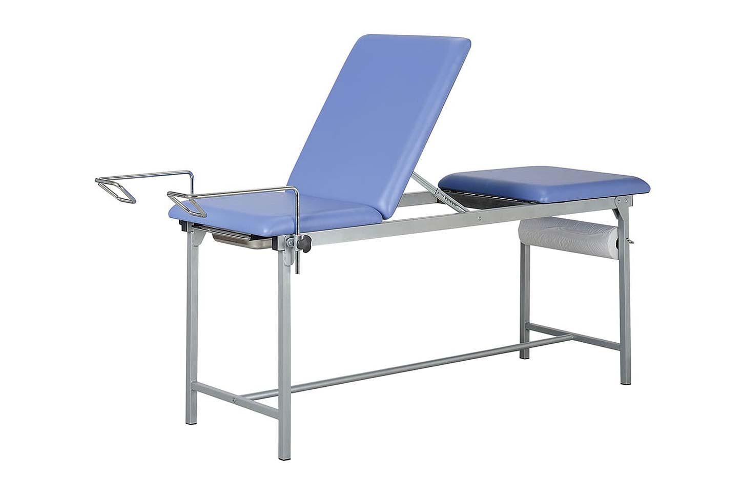 Divan d’examen médical Exam gyneco largeur 60 cm avec dossier réglable - France Bureau